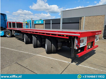 Semiremorcă platformă Nooteboom 3-ass. Vlakke dubbel 2x uitschuifbare oplegger / 3x gestuurd: Foto 4 Semiremorcă platformă Nooteboom 3-ass. Vlakke dubbel 2x uitschuifbare oplegger / 3x gestuurd: Foto 4