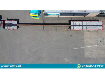 Semiremorcă platformă Nooteboom 3-ass. Vlakke dubbel 2x uitschuifbare oplegger / 3x gestuurd: Foto 3 Semiremorcă platformă Nooteboom 3-ass. Vlakke dubbel 2x uitschuifbare oplegger / 3x gestuurd: Foto 3