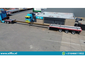 Semiremorcă platformă Nooteboom 3-ass. Vlakke dubbel 2x uitschuifbare oplegger / 3x gestuurd: Foto 2 Semiremorcă platformă Nooteboom 3-ass. Vlakke dubbel 2x uitschuifbare oplegger / 3x gestuurd: Foto 2