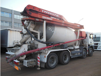 Autopompă de beton MAN TGA 35.410, 8X4, MIX + PUMPE 24M: Foto 3