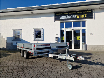 Remorcă platformă Brian James Trailer Connect 360x215x30cm Blackline Bordwände LED 12" (L) 3500kg: Foto 4