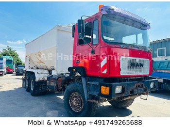 Camion MAN F10 BB 6x6 Bindemittelstreuer *Manual/Analog: Foto 3