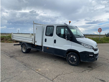 Autoutilitară basculantă, Autoutilitară cabină dublă Iveco DAILY 35-140 C14 2.3D/140 / JPM VULCAIN endommagé: Foto 4
