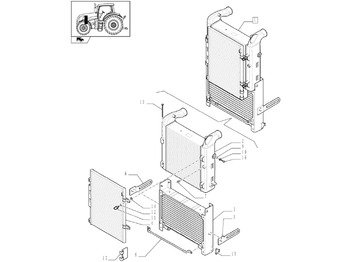 Radiator clima NEW HOLLAND