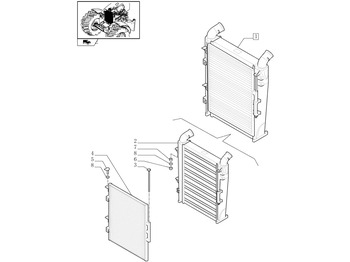 Radiator clima NEW HOLLAND