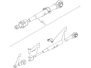 Piesă de schimb pentru Tractor agricol New Holland T6090 T6070 Nakrętka rzymska 5197817: Foto 1