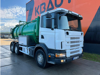 Maşină pentru vidanjări Scania R 124 6x2*4 TANK 1500 I + 13000 l / VACUUM Moro PM200 year 2015 / PRESSURE Pratissoli 500 bar / 200 l/min: Foto 2