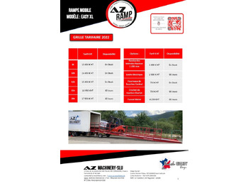 Rampă de încărcare nou AZ RAMP EASY-XL 8 mobile loading ramp: Foto 4