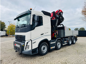 Camion platformă, Camion cu macara Volvo FH 500 8x4 Kran F820 RA2.27 Jib & Winde Sofort: Foto 2