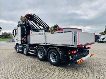 Camion platformă, Camion cu macara Volvo FH 500 8x4 Kran F820 RA2.27 Jib & Winde Sofort: Foto 3