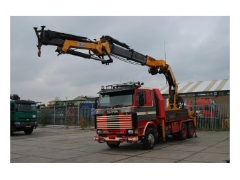 Camion platformă Scania 143 H/400 6X4 62 T/M CRANE: Foto 1