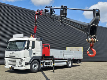 Camion platformă, Camion cu macara Volvo FM 330 4x2 / EFFER 12.5 t/m CRANE / KRAN: Foto 3
