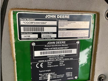 Harvester John Deere 1470E: Foto 5