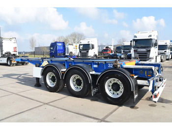 Semiremorcă transport containere/ Swap body Van Hool A3C002 - ADR FL - 20 FT SWAP - LIFT AXLE - BPW AXLES - DISC BRAKES - 3180 KG EMPTY WEIGHT !: Foto 4