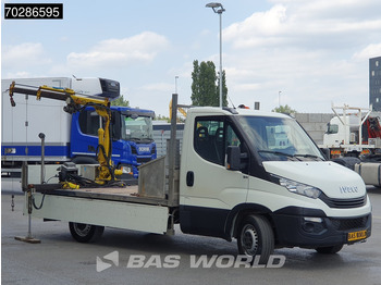 Autoutilitară cu platformă Iveco Daily 35S14 Open Laadbak Kraanwagen Hyva HA15 Euro6 3,5t Trekhaak Crane Kranwagen Pritsche Pickup Open Box Trekhaak: Foto 2