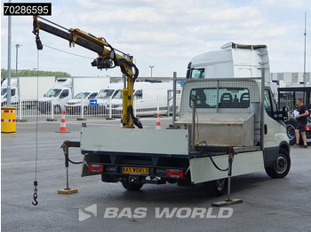 Autoutilitară cu platformă Iveco Daily 35S14 Open Laadbak Kraanwagen Hyva HA15 Euro6 3,5t Trekhaak Crane Kranwagen Pritsche Pickup Open Box Trekhaak: Foto 3
