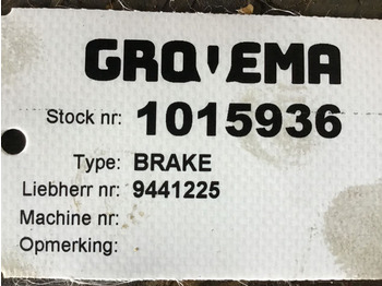 Disc de frână LIEBHERR