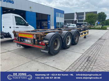 Semiremorcă transport containere/ Swap body VAN HOOL 40'