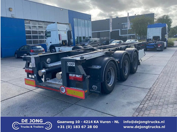 Semiremorcă transport containere/ Swap body VAN HOOL 20'/30'