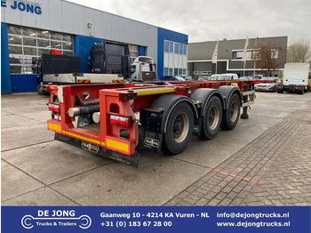 Semiremorcă transport containere/ Swap body VAN HOOL 20'/30'