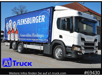 Leasing de SCANIA P 320 P 6x2,, Getränke, Lenkachse, LBW: Dhollandia DHLM 30 SCANIA P 320 P 6x2,, Getränke, Lenkachse, LBW: Dhollandia DHLM 30: Foto 1