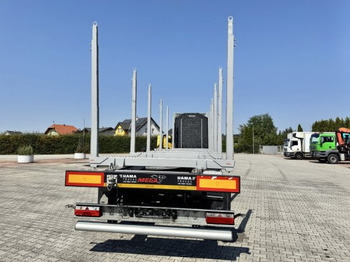 Semiremorcă transport busteni MEGA TIMBER LONG Holzauflieger 6 Rungenpaare: Foto 5