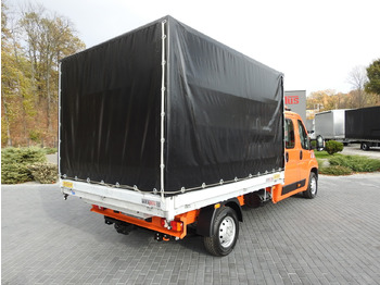 Autoutilitară cu platformă PEUGEOT BOXER STAKE BODY TARPAULIN DOUBLE CABIN DOKA 7 SEATS AIR CONDITIONING PNEUMATICS  140HP: Foto 3