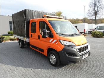 Autoutilitară cu prelată, Autoutilitară cabină dublă Peugeot BOXER PRITSCHE PLANE DOPPELKABINE DOKA 7 SITZE: Foto 4