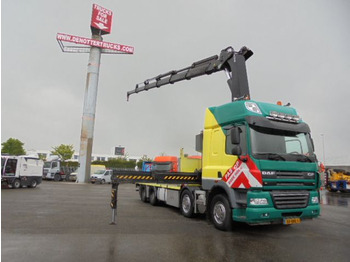 Camion platformă, Camion cu macara DAF FAD 85-460 8X4: Foto 2