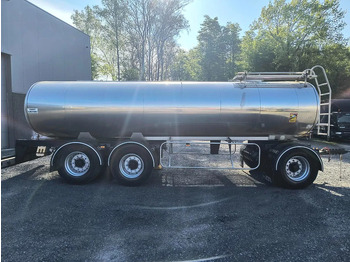 Remorcă cisternă pentru transport de laptelui ETA INSULATED INOX TANK 16500L - 1 COMP: Foto 4
