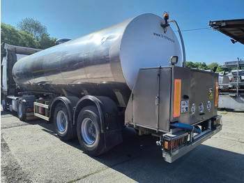 Semiremorcă cisternă pentru transport de laptelui MAISONNEUVE INSULATED INOX TANK 25000 L - 1 COMP - PUMP: Foto 3