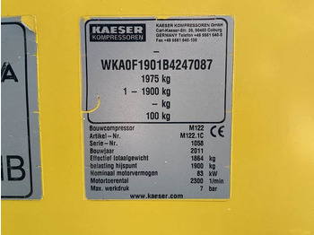 Compresor de aer Kaeser M 122 - N: Foto 5