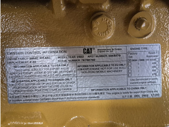 Motor pentru Echipament industrial nou Caterpillar  3054C DITAAC Engine + Radiator: Foto 2