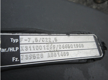 Axă față pentru Camion Mercedes-Benz F-7,5 / C22,5 A881489/ 739528 MERCEDES BENZ 1842 EURO 6: Foto 5