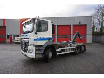 Camion cu cârlig DAF CF410 / ENGINE RUNNING / DEB / ACC / LWDS / HOOK 18TON / LIFT AXLE / ONLY:375782 KM / AIRCO / AUTOMATIC / EURO-6 / 2016: Foto 2