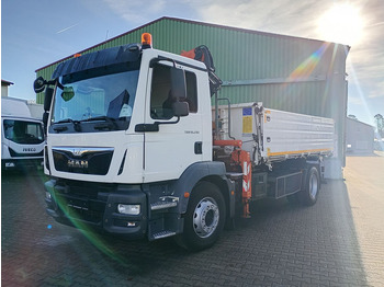 Camion basculantă, Camion cu macara MAN TGM 18.290 4x2 Kipper m. Atlas 126.3E-A3 10,6 m: Foto 4