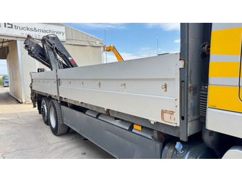 Camion platformă, Camion cu macara Mercedes-Benz Actros 2541 6x2 stake body - Hiab XS 144 Hipro 17.3M: Foto 4