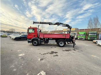 Camion basculantă, Camion cu macara MAN TGM 18.340  Kipper mit Kran: Foto 4
