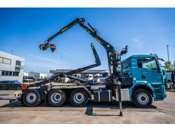 Camion cu cârlig, Camion cu macara MAN TGS 35.510 8X4-4 BL + TAJFUN L170 K: Foto 3