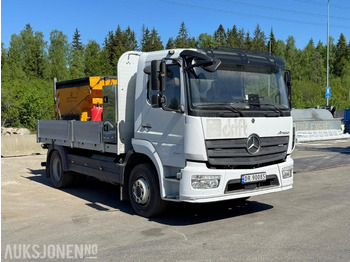 Camion platformă 2021 Mercedes-Benz Atego 1530 lappebil/asfaltcontainer/hengsrød plan/adaptiv cruisecontrol/kamera: Foto 3