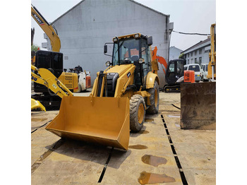 Buldoexcavator Second hand with good condition cat 420f backhoe loader 4x4 caterpillar 420f backhoe loaders in stock in shanghai yard: Foto 5