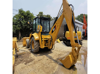 Buldoexcavator Second hand with good condition cat 420f backhoe loader 4x4 caterpillar 420f backhoe loaders in stock in shanghai yard: Foto 2