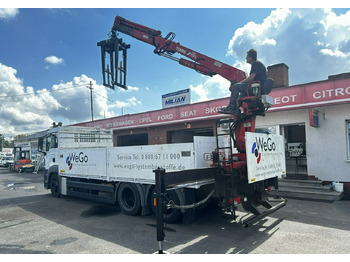 Camion platformă, Camion cu macara MAN Inny MAN MAN TGS 26.360 Skrzynia HDS + hwytak 2008: Foto 3