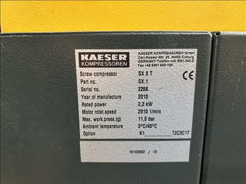 Utilaj pentru industria alimentara Kaeser SX3T Air compressor: Foto 5