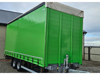 Remorcă cu prelată Fliegl PRZYCZEPA CIĘŻAROWA / TANDEM / 2 OSIE / 18 PALET / GÓRNY REGULOWANY SPRZĘG / 10500DMC / 7 TON ŁADOWNOŚĆ: Foto 2