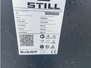 Acumulator pentru Stivuitor Sunlight 80V   6 PzS 930: Foto 2