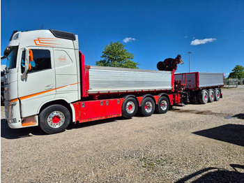 Camion cu macara Volvo FH540 8x4 // Tipper // Hiab 288 EP-5 HIPRO/: Foto 5