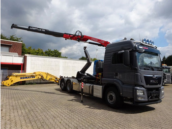 Camion cu cârlig, Camion cu macara MAN 26.500 Abroller + Fassi F125A Kran  6x2-4 Allrad MAN 26.500 Abroller + Fassi F125A Kran  6x2-4 Allrad: Foto 3