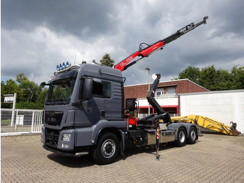 Camion cu cârlig, Camion cu macara MAN 26.500 Abroller + Fassi F125A Kran  6x2-4 Allrad MAN 26.500 Abroller + Fassi F125A Kran  6x2-4 Allrad: Foto 2