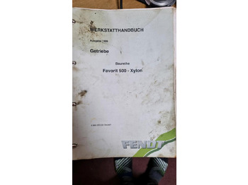 Piesa universala pentru Utilaje agricole Fendt Xylon Werkstatthandbuch Reperaturanleitung 500 510 515 512 Favorit Werkstattbuch Bedienungsanleitung: Foto 3